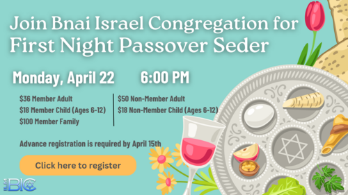 Banner Image for BIC Community First Night Seder 