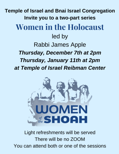 Banner Image for Women in the Holocaust w/Rabbi Apple