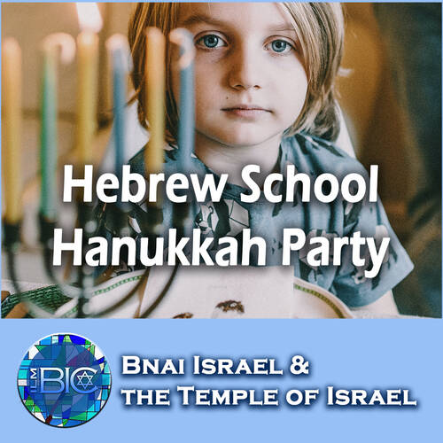 Banner Image for Hebrew School Hanukkah Party with Temple of Israel