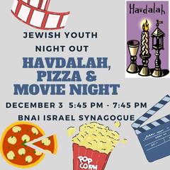Banner Image for Youth Night Out Havdalah, Pizza & Movie Night